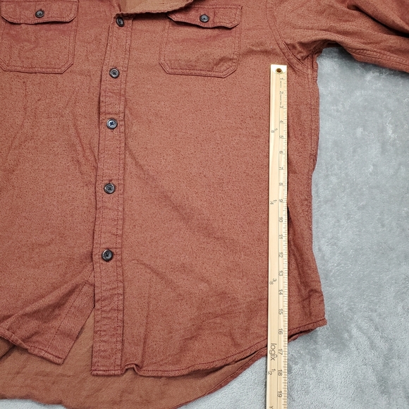 Grizzly Long Sleeve Shirt. Rust Orange. Size Large Excellent Used Condition - Picture 8 of 11